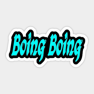 Boing boing Sticker